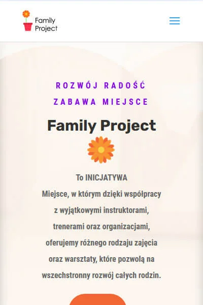 family-project Zajęcia dla małych i dużych