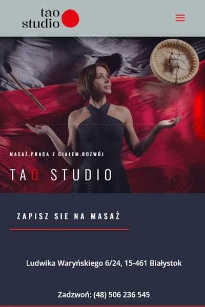 Tao-Studio Projekt strony www