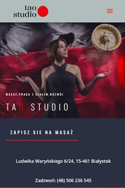 Tao-Studio Projekt strony www